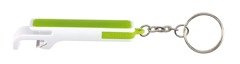 Brelok DOUBLE OPEN, biały, zielony