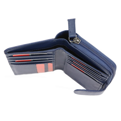 Portfel damski skórzany PIERRE CARDIN TILAK92 2202 Czerwony