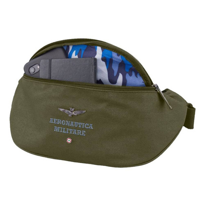 Nerka saszetka na biodra AERONAUTICA MILITARE City Zielona