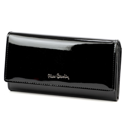 Portfel damski skórzany PIERRE CARDIN 07 SHINY 100 Czerwony