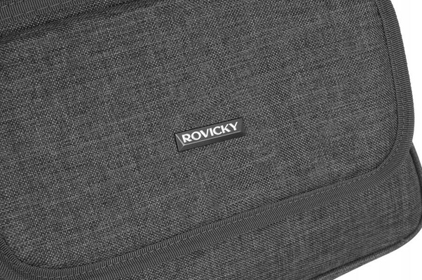 Pojemna listonoszka meska z poliestru