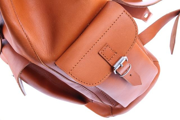 Ogromny plecak skórzany KEMER VOOC Vintage P40 naturalny