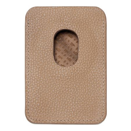 Magnetyczne etui na karty do smartfona Hugo Boss Magnet Mobile Classic Grained Camel