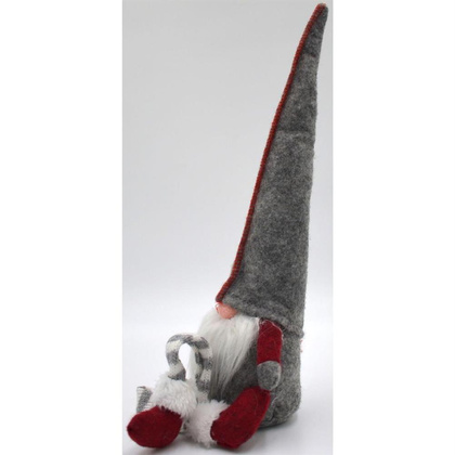 Skrzat dekoracyjny 30+15 cm - szary