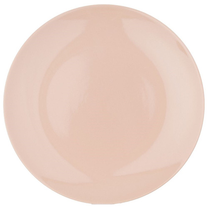 Talerz obiadowy płaski płytki ceramiczny duży beżowy 27,5 cm