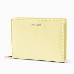 Portfel damski skórzany PUCCINI ZEN ZN9186 6 Żółty