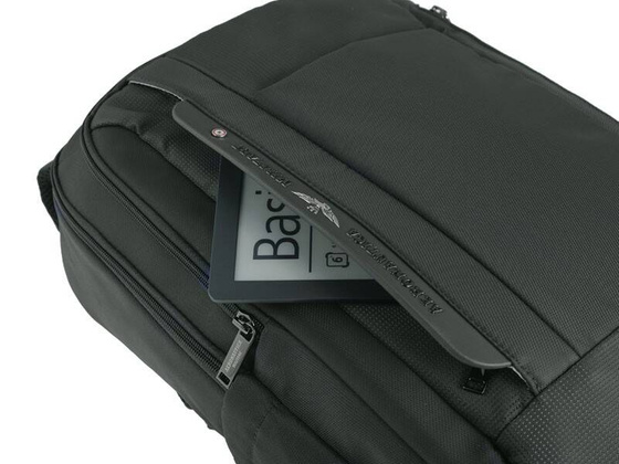 Plecak biznesowy na laptop 15' AERONAUTICA MILITARE Airspace Czarna