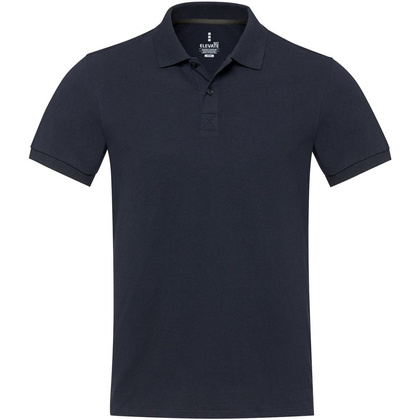 Emerald koszulka polo unisex z recyklingu z krótkim rękawem