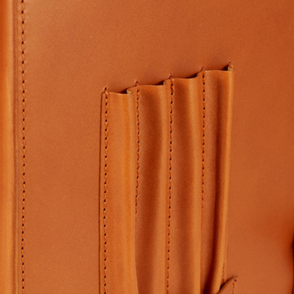 Duża torba skórzana 3w1 KEMER VOOC Vintage P43 Brązowa