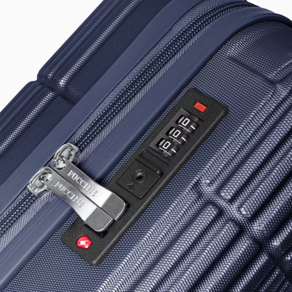 Duża walizka PUCCINI DUBLIN ABS029A 7A Granatowa
