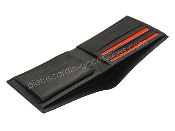 Portfel męski skórzany PIERRE CARDIN TILAK28 8824 RFID Czarny