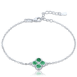 zielony || srebrny
