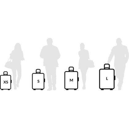 Średnia walizka PUCCINI MALIBU PC031B 0 Biała