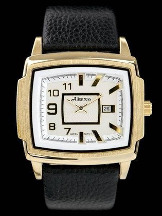 ZEGAREK MĘSKI ALBATROSS DISLE (za028a) - gold