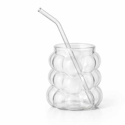 Szklanka 350ml Bubble 1 szt do kawy latte drinków SZK197