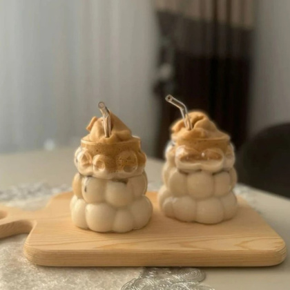 Szklanka 350ml Bubble 1 szt do kawy latte drinków SZK197