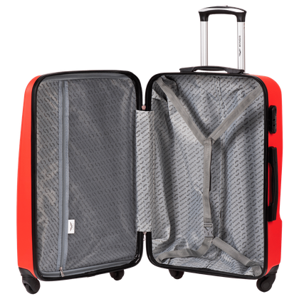 Zestaw 3 walizek WINGS 0125 RED