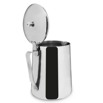 Dzbanek stalowy na mleko z pokrywką 0,7 l dzbanuszek mlecznik