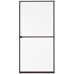 MOSKITIERA DRZWI ALU 100X215 BRĄZ BASIC PLUS