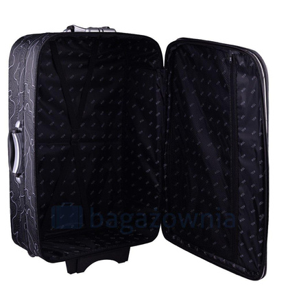 Mała kabinowa walizka PELLUCCI RGL 773 S Czarna