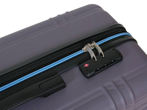 Średnia walizka DIELLE 130 Szara