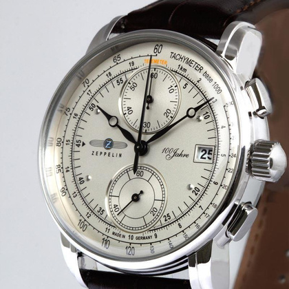 Zegarek Zeppelin 100 Jahre 8670-1 Quarz Srebrny