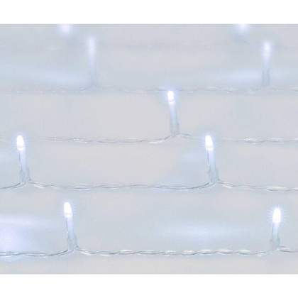 LAMPKI CHOINKOWE KURTYNA ŚWIETLNA WATERFALL ZEW 240 LED ZIMNY BIAŁY 12 FUNKCJI