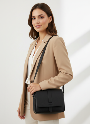 Torebka skórzana Canaletto z klapką na magnes – połączenie klasyki i funkcjonalności TD690