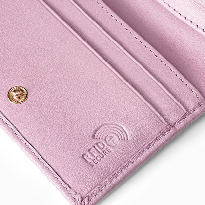 Portfel damski skórzany PUCCINI ZEN ZN9006 3C Różowy