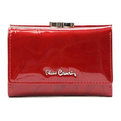 Nieduży skórzany portfel damski Pierre Cardin 