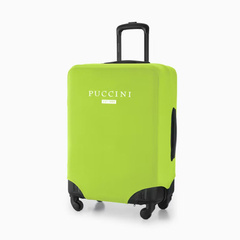 Elastyczny pokrowiec na średnią walizkę PUCCINI PBB 6F Limonkowy
