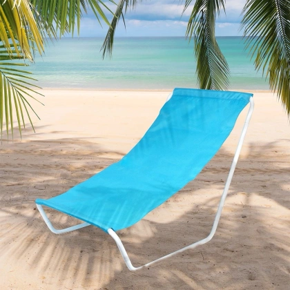 Leżak plażowy składany