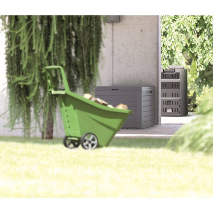 Skrzynia ogrodowa 140 L brąz Woodebox
