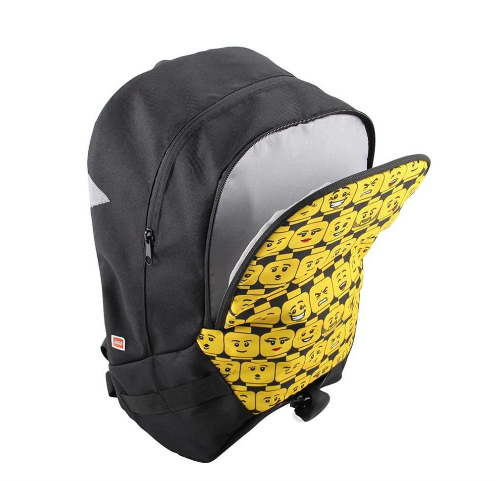 Plecak LEGO Minifigures Heads School Backpack 10048-1918 Czarno