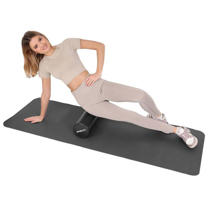 Wałek roller do masażu crossfit Epp czarny 15x90cm 465g Eb fit