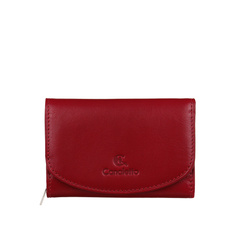 Czerwony skórzany Portfel damski Canaletto PD1202cs165 RFID