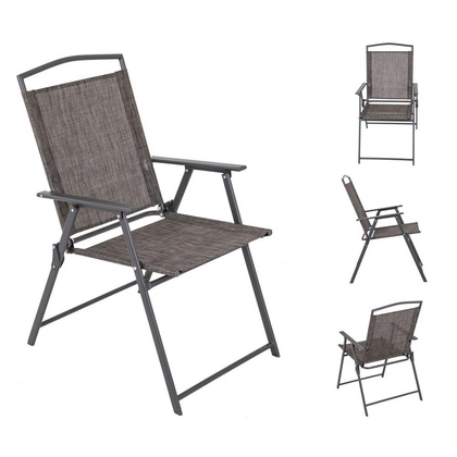 Zestaw ogrodowy stół 130x80x70cm  6 x krzesło parasol szary