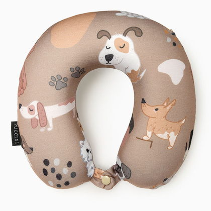 Poduszka podróżna dziecięca PUCCINI PKPP 2B Psy