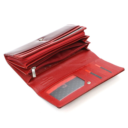 Pierre Cardin Duży skórzany portfel damski