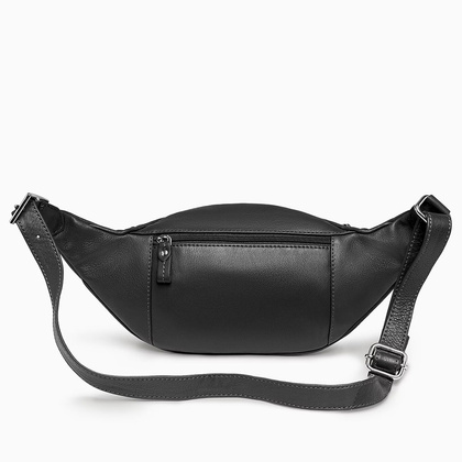 Skórzana torba biodrowa / nerka PUCCINI LGD8386 1 Czarna