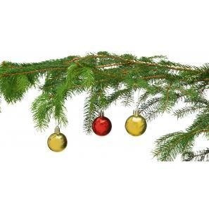 Ozdoby świąteczne XMAS LINE, złoty/czerwony