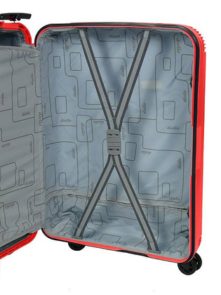 Mała kabinowa walizka DIELLE PPL8 Czerwona