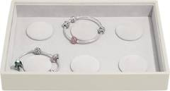 Szkatułka na bransoletki charms Stackers classic jasnobeżowa