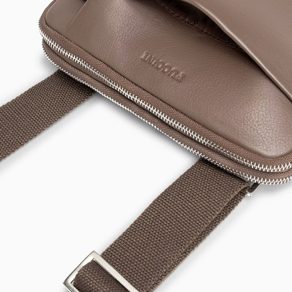 Torba na ramię skórzana PUCCINI ROYAL COLLECTION LGD3323 2 Brązowa