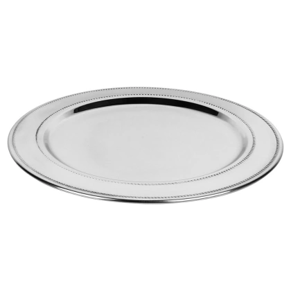 Taca patera talerz podtalerz do serwowania stalowy 33 cm