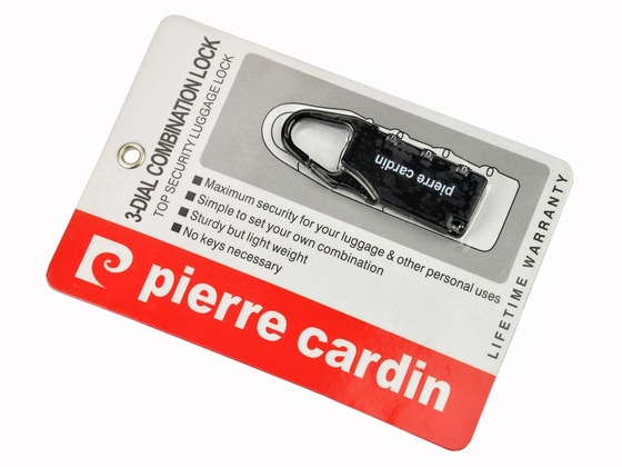 Kłódka na szyfr PIERRE CARDIN 3-DIAL COMBINATION LOCK