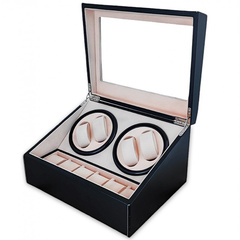 Rotomat na zegarek automatyczny, ekoskóra szkatułka gablotka 31x24x18cm PD103