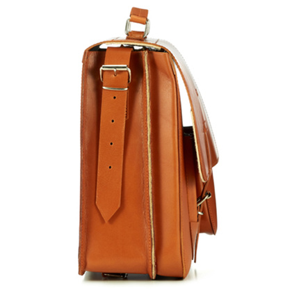 Duża torba skórzana 3w1 KEMER VOOC Vintage P43 Brązowa