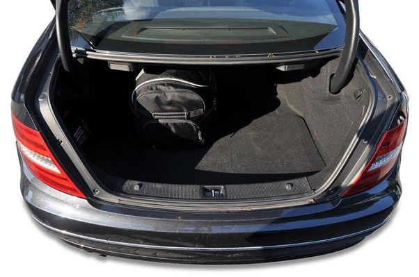 MERCEDES-BENZ C COUPE 2011-2014 TORBY DO BAGAŻNIKA 4 SZT KJUST