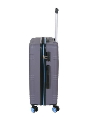 Średnia walizka DIELLE 130 Szara